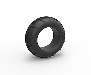 Dune buggy front tire 10 Scale 1:25