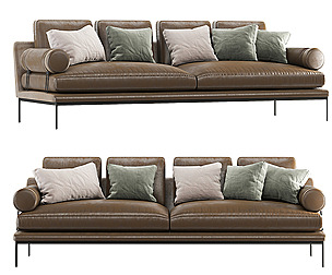 Atoll leather sofa