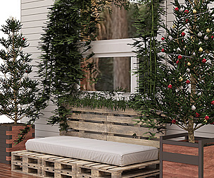 Outdoor Christmas decoration set