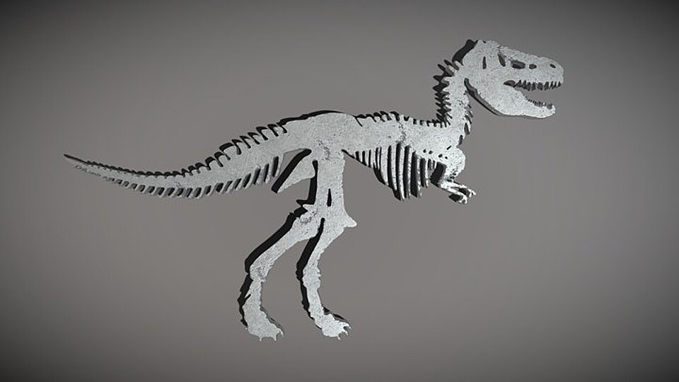 Dinosaur Skeleton - Printable