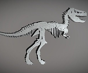Dinosaur Skeleton - Printable
