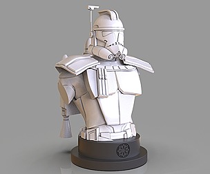 Clone Trooper Captain Rex Bust