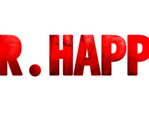 Mr Happy comic Logo painting