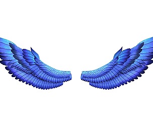 Fantasy Blue Wings
