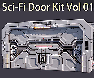 Sci-Fi Door Kit Vol 01