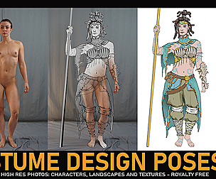 Costume Design Poses - 245 Reference Pictures