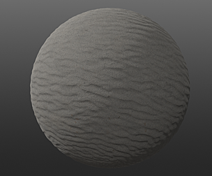 Rippled Darken River Sand Material