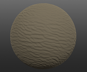 Rippled Darken Sea Sand Material
