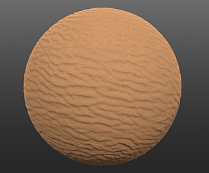 Rippled Desert Sand Material