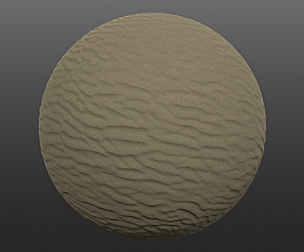 Rippled Sea Sand Material