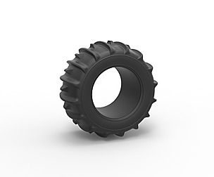 Dune buggy rear tire 30 Scale 1:25