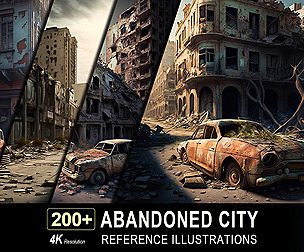 200+ Abandoned City [Reference Illustrations]