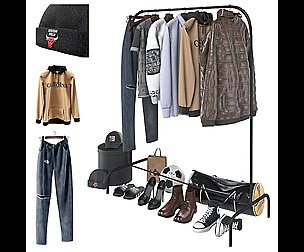 Clothes Ikea MULIG floor hanger