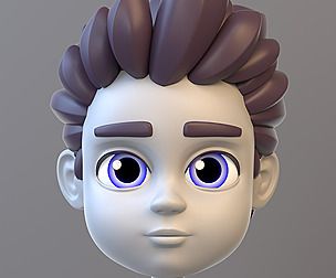 Cartoon Teenage Boy 02