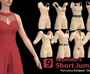 9 Women Short Jumpsuit