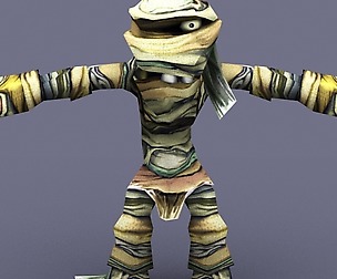 mummy cartoon man