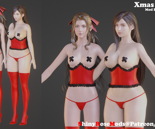FF7 Tifa Xmas Costume - ShinyRoseMods