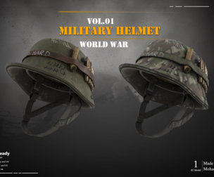 Military Helmet - VOL 01 (Game Ready)