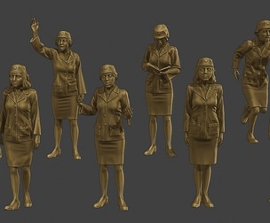 CzechoSlovak Female Communist Police CFCP1 Pack1