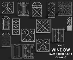 Window IMM Brush Pack 15 in One Vol. 3