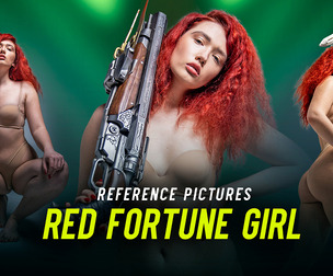 Red Fortune Girl Reference Pictures