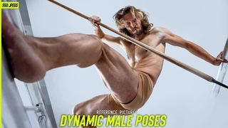 Dynamic Male Poses Reference Pictures cover