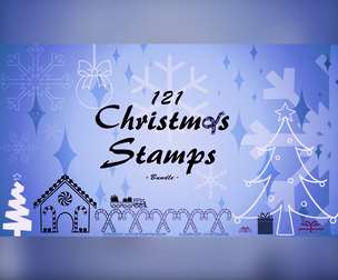 BUNDLE 121 Christmas Themed Stamp Brushes
