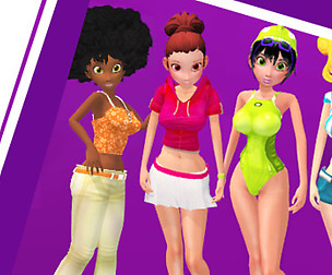 Four Cartoon Girls Volume 1
