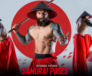 Samurai Poses Reference Pictures