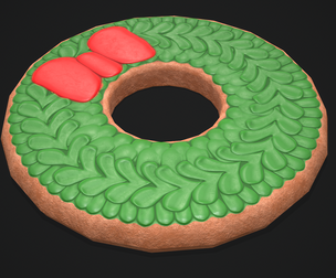 Christmas Wreath Cookie