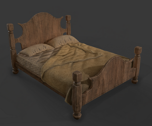 Old antique Bed