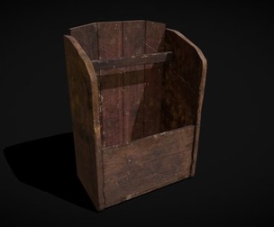 Medieval Counter Top Dishes Rack