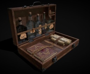 Rustic Potion Makers Briefcase