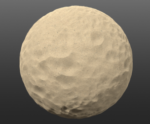 Trampled Bright Desert Sand Material