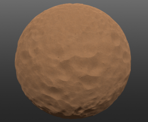 Trampled Darken Desert Sand Material