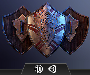 Kite Shield - Shield and Textures