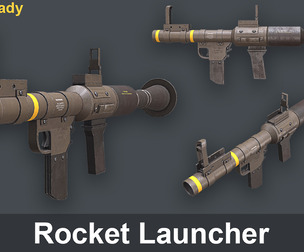 Rocket Launcher Game Ready 1