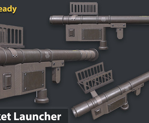 Rocket Launcher Game Ready 3