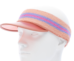 Terry Cloth Visor Cap