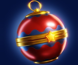 Stylized Christmas Ornament