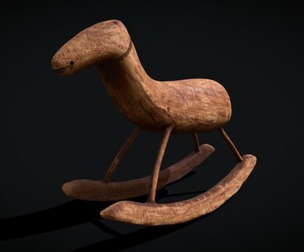 Rustic Medieval Rocking Horse