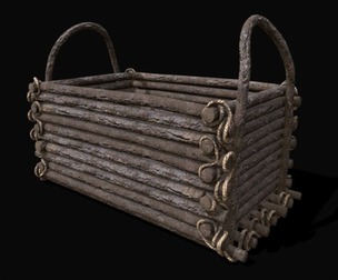 Primitive Stick Made Basket