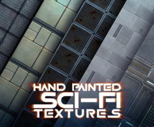 Hand Painted Sci-Fi Textures