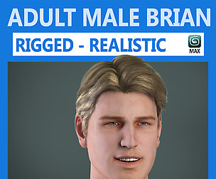 Adult Male Brian Nude Rigged