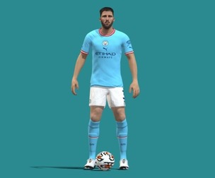 3D Rigged Ruben Dias Manchester City