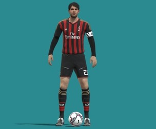 3D Rigged Kaka AC Milan