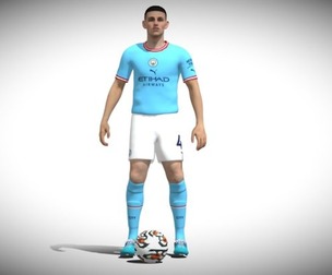 3D Rigged Phil Foden Manchester City
