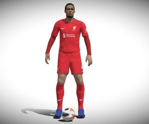 3D Rigged Van Dijk