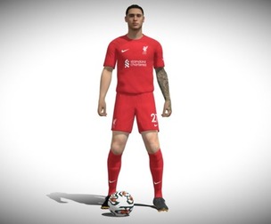 3D Rigged Darwin Nunez