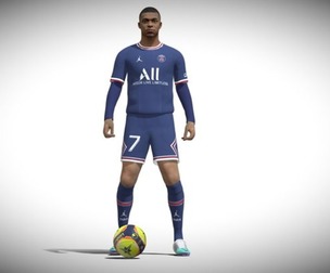 3D Rigged Kylian Mbappe